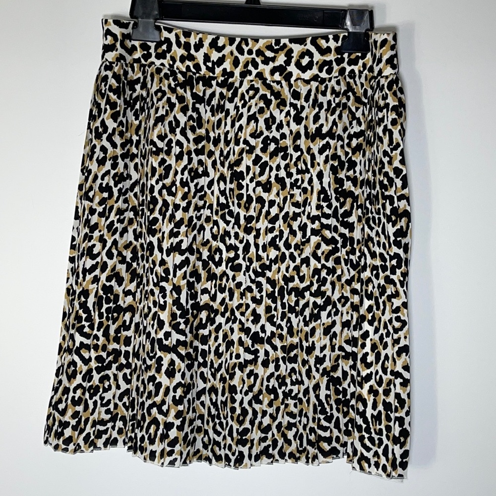 J crew mini pleated skirt size 8